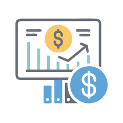 Obraz premium Financial Tracker Icon for Monitoring