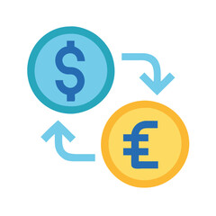 Obraz premium Foreign Exchange Market Icon Design Concept