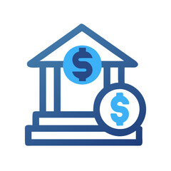 Financial Icon Representing Investment Banking Services