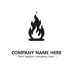 Fire Logo Company Design Illustration Vector Graphic Image