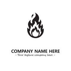 Fire Logo Company Design Illustration Vector Graphic Image