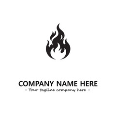 Fire Logo Company Design Illustration Vector Graphic Image