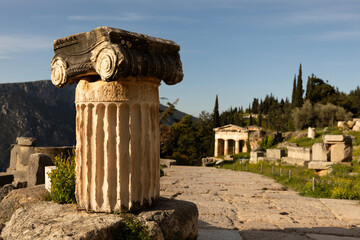 Temple of Apollo in Delphi, Greece