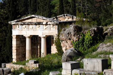 Temple of Apollo in Delphi, Greece