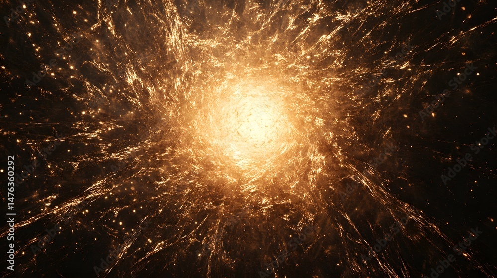 Poster dreamlike background with shifting light in void, medium grit and scattered noise