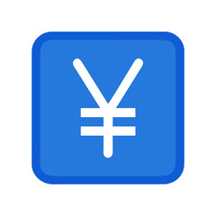 Fototapeta premium Yen Sign Icon for Financial Wealth