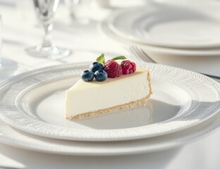 Slice of cheesecake with berries (1)