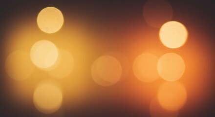Bokeh Lights Abstract Background Warm Colors