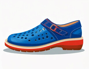 Teal Foam  Crocs Vector 