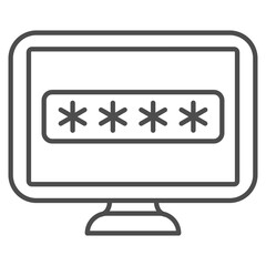 Password  Icon Element For Design