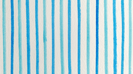Blue and White Watercolor Vertical Stripes Pattern – AI Generated