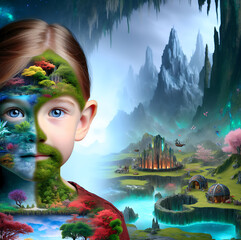  Bilder, die bekannte Objekte und fiktive Personen in ungewöhnlichen, surrealen Formen zeigen.