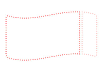 ピンクの揺れる四角いフレーム背景