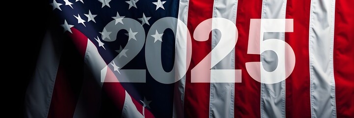 memorial day in 2025 as text words u.s. america flag as background
