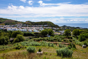 Fototapeta na wymiar Village Sao Roque, Sao Miguel Island, Azores, Portugal, Europe.