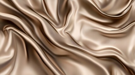 Fototapeta premium Luxurious, flowing fabric draped in elegant folds.