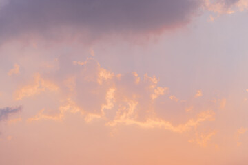 Golden Hour Clouds in the Sky