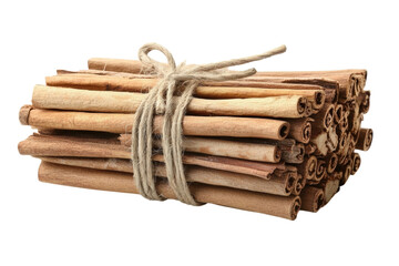 Tied bundle of cinnamon