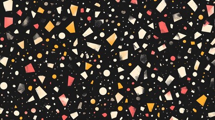 Naklejka premium Abstract pattern design of geometric shapes in various colors.