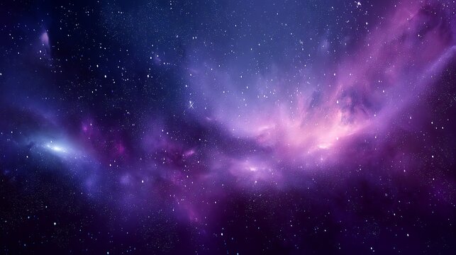 Vast galaxy background with swirling stars nebulae and deep purples creating a cosmic and awe inspiring 
