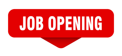 job opening sticker. job opening sign on transparent background