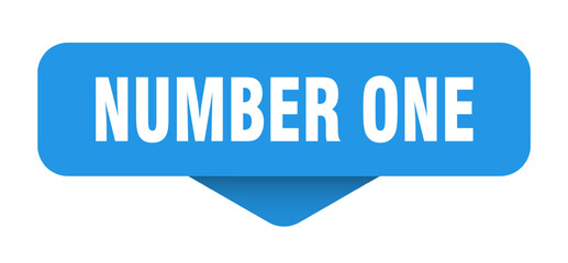 number one sticker. number one sign on transparent background