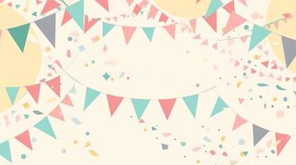 Flag Day Elegant Background: Red Flags Reflect Grace, Spreading an Exquisite Scroll of the Blending of Splendid Lights and Flag Dignity