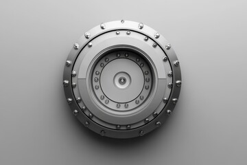 Metallic circular security device