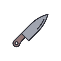 Isolated Sharp Cleaver Kitchenware For Culinary And Gastronomy Uses