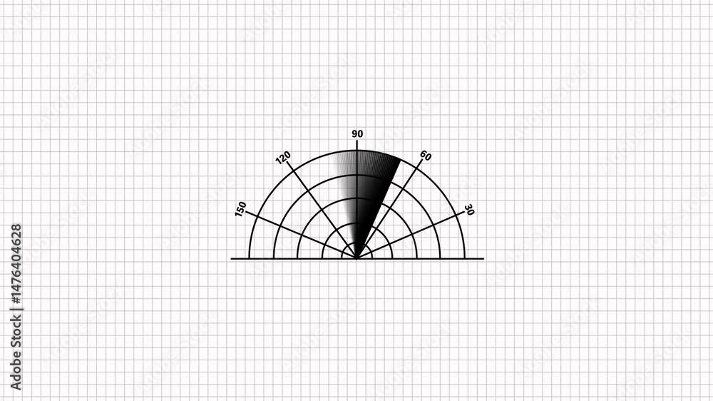 Poster abstract geometric animation with semicircle arc pattern.abstract geometric pattern animation with s