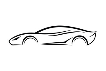 sports car vector