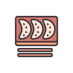Appetizing Dumplings Arranged Neatly On A Tray Ready To Be Served