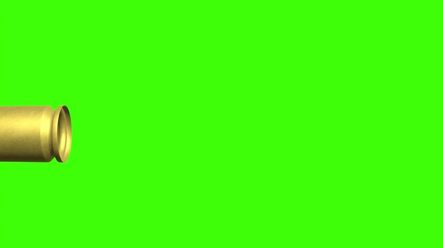 Bullet Green Screen, Bullets flight  Green screen  slow motion, Gun bullet close up on green screen, golden metal bullet, Bullet Shot On Green Screen