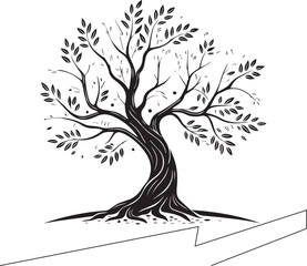 tree silhouette vector