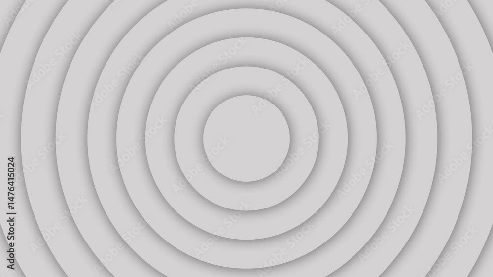 Poster wave transmit. concentric circles shadow effects in a minimalist grey palette creates a smooth gradi