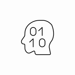 artificial intelligence icon sign vector