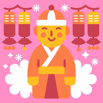 七夕の王子彦星のイラスト / Illustration of Hikoboshi (Tanabata prince)