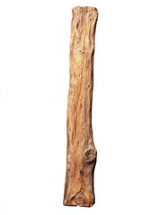 Naklejka premium Long, rustic wooden log