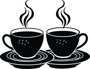 cup of coffee with steam