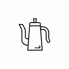 coffee percolator pot icon sign vector