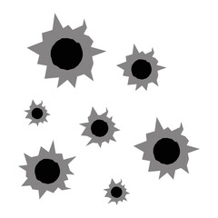 Bullet Hole Vector