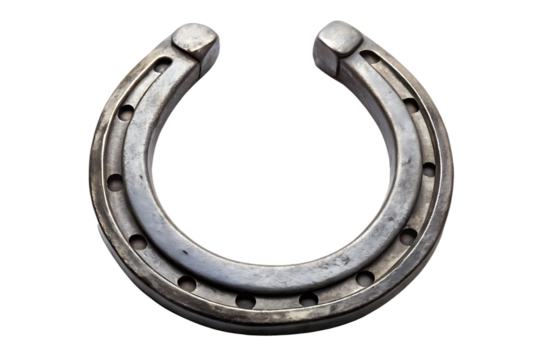 Horseshoe isolated white background
