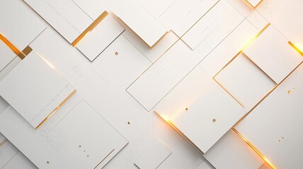 Modern Abstract Design Featuring Golden Accents