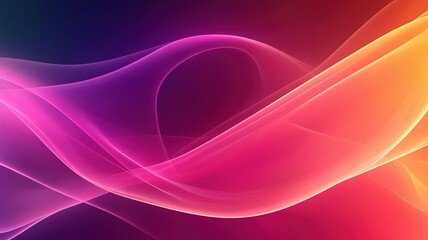 Colorful Waves in a Digital Landscape