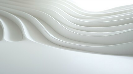 Elegant Curves Create a Soothing Visual Rhythm