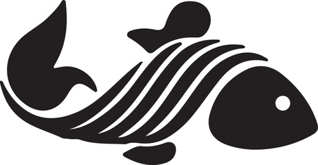 Stylized Fish Logo Design 