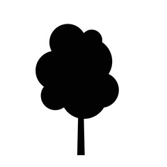 Tree silhouette icon