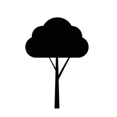 Tree silhouette icon