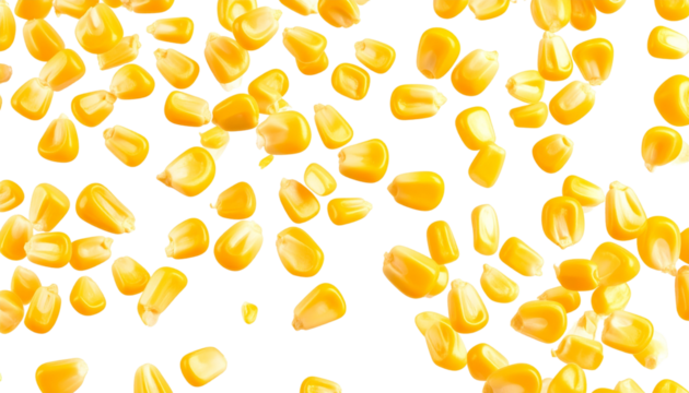 Corn isolated on white background
