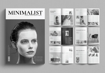Minimalist Magazine Template